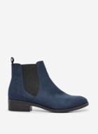 Dorothy Perkins Wide Fit Navy Morgan Chelsea Ankle Boots