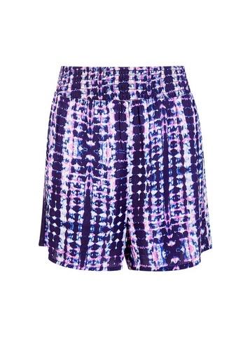 Dorothy Perkins *dp Beach Blue Tie Dye Shirred Shorts