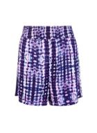 Dorothy Perkins *dp Beach Blue Tie Dye Shirred Shorts