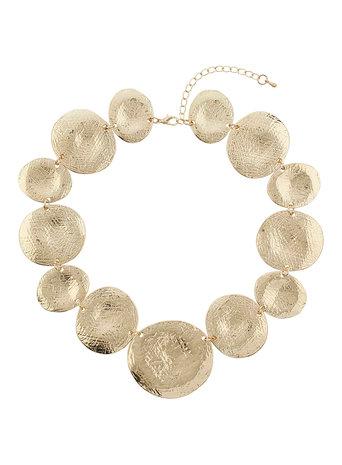 Dorothy Perkins Textured Circular Necklace
