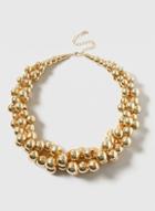 Dorothy Perkins Gold Ball Collar Necklace