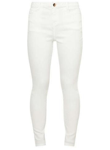 Dorothy Perkins Petite White 'shape And Lift' Skinny Jeans