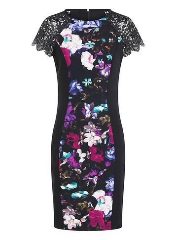 Paper Dolls *ss Lace Print Bodycon Dress