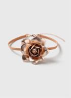 Dorothy Perkins Rose Gold Flower Choker