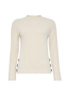 Dorothy Perkins Stone Button Side Ribbed Top