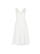*showcase White Bridal Louisa Midi Dress