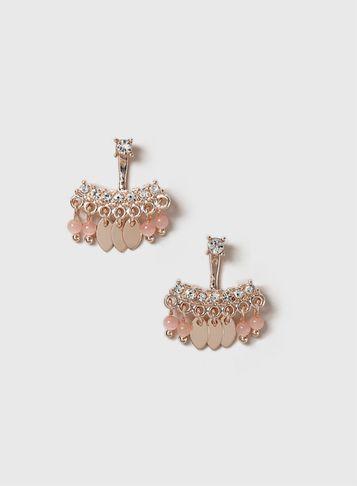 Dorothy Perkins Pink Bead Earrings