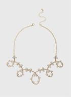 Dorothy Perkins Rhinestone Swirl Necklace