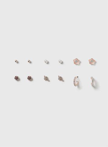 Dorothy Perkins Flower And Hoop Earring Pack