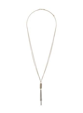 Dorothy Perkins Long White Wrap Necklace