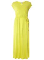 Dorothy Perkins Petite Lime Jersey Maxi Dress