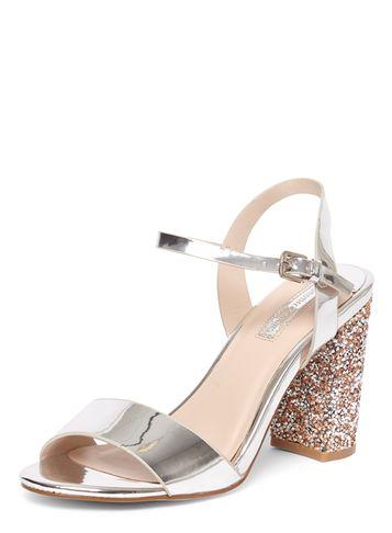 Dorothy Perkins Silver 'brooke' Glitter Sandals