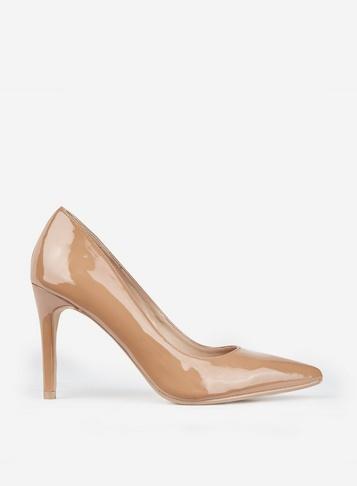 Dorothy Perkins Camel Pu Danielle Court Shoes