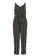 Dorothy Perkins *mela Black Striped Jumpsuit