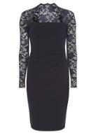 Dorothy Perkins *amy Childs 'naomi' Navy Lace Midi Dress