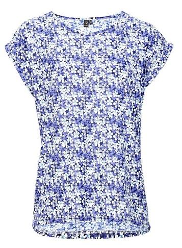 *izabel London Navy Floral Print T-shirt