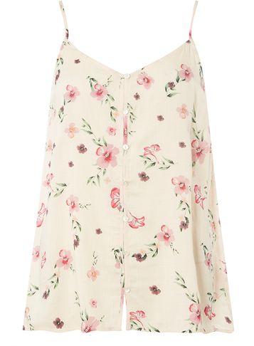 Dorothy Perkins *tall Blush Ditsy Camisole Top