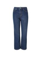 Dorothy Perkins Indigo Wide Leg Cropped Jeans
