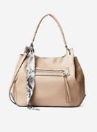 Dorothy Perkins Taupe Scarf Hobo Bag