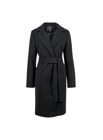 Dorothy Perkins Black Patch Pocket Wrap Coat
