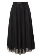 Dorothy Perkins *luxe Black Tulle Midi Skirt