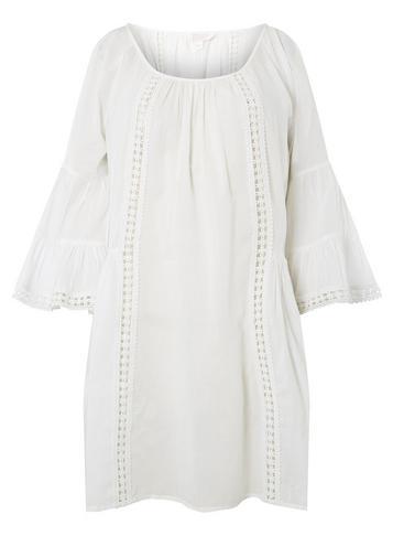 Dorothy Perkins *dp Beach Ivory Lace Insert Detail Cover Up