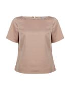 Dorothy Perkins Petite Blush Embellished Trim T-shirt