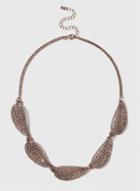 Dorothy Perkins Rose Gold Leaf Collar Necklace