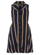 Dorothy Perkins *mela Navy Striped Shirt Dress