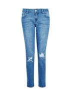 Dorothy Perkins Blue Boyfriend Loose Fitting Ankle Grazer Jeans