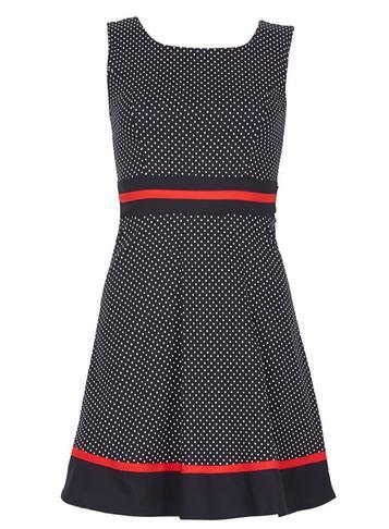 Dorothy Perkins *tenki Navy Sleeveless Skater Dress