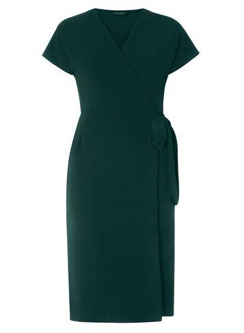 Dorothy Perkins Green Wrap Midi Dress