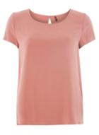 Dorothy Perkins *only Plain Rose Woven Top