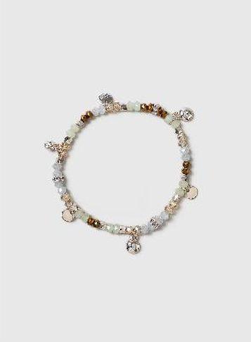 Dorothy Perkins Facet Charm Bead Bracelet