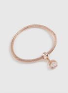 Dorothy Perkins Rose Gold Defined Cubic Zicomia Bracelet