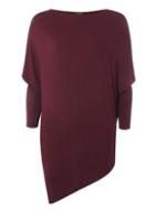 Dorothy Perkins Mulberry Jersey Batwing Top