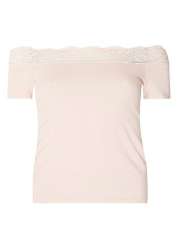 Dorothy Perkins Petites Blush Lace Bardot Top