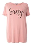Dorothy Perkins Dp Curve 'sassy' Motif T-shirt