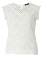 Dorothy Perkins Ivory Lace Shell Top
