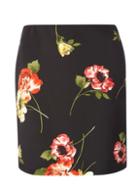 Dorothy Perkins Black Floral Mini Skirt