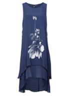 *izabel London Blue Floral Print Swing Dress
