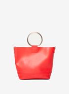 Dorothy Perkins Red Mini Metal Handle Bag
