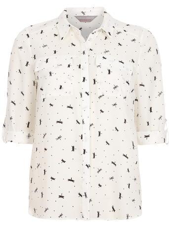 Dorothy Perkins Petite Dragonfly Print Shirt