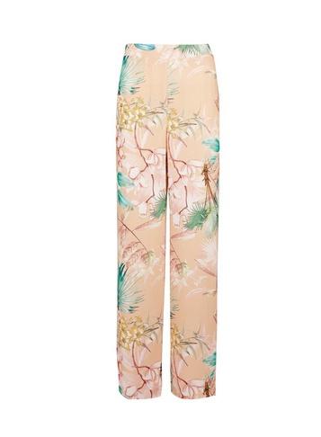 Dorothy Perkins Blush Tropical Print Palazzo Trousers