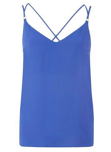 Dorothy Perkins Cobalt Buckle Camisole Top