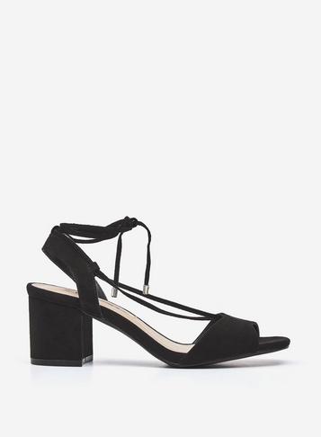 Dorothy Perkins Black Sansa Lace Mule Sandals