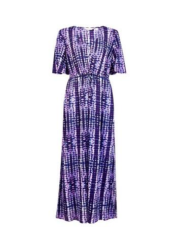 Dorothy Perkins *dp Beach Purple Tie Dye Maxi Dress