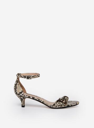 Dorothy Perkins Multi Colour Snake Print 'sunshine' Heeled Sandals