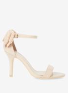 Dorothy Perkins Wide Fit Nude Brave Bow Sandals