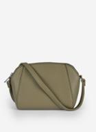 Dorothy Perkins Khaki Zip Top Cross Body Bag